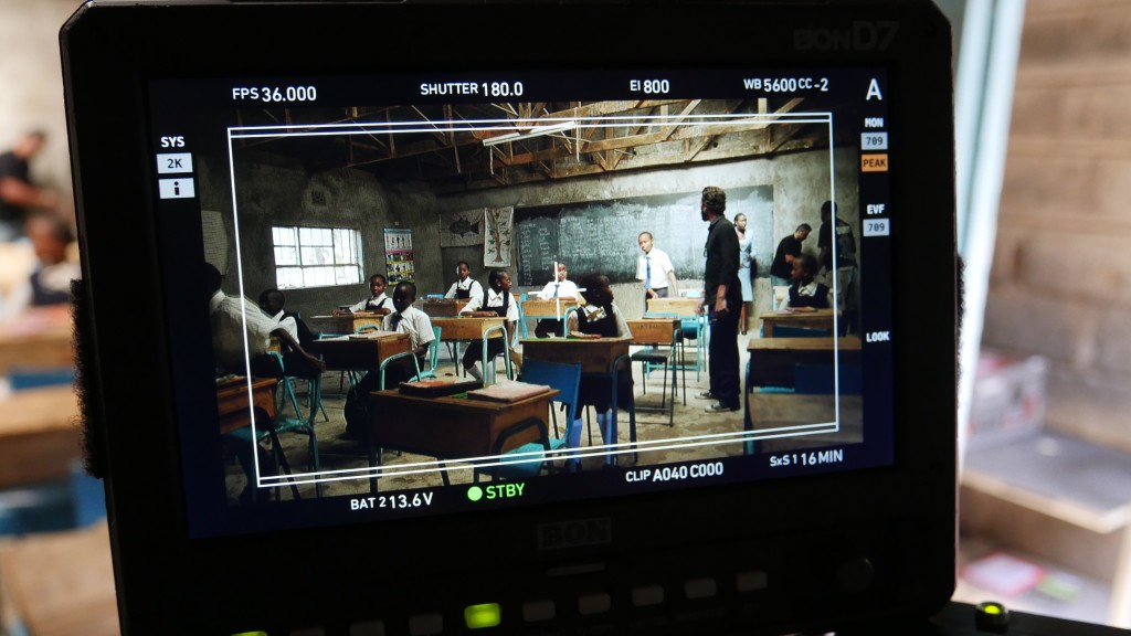 Filming the Kenyan school